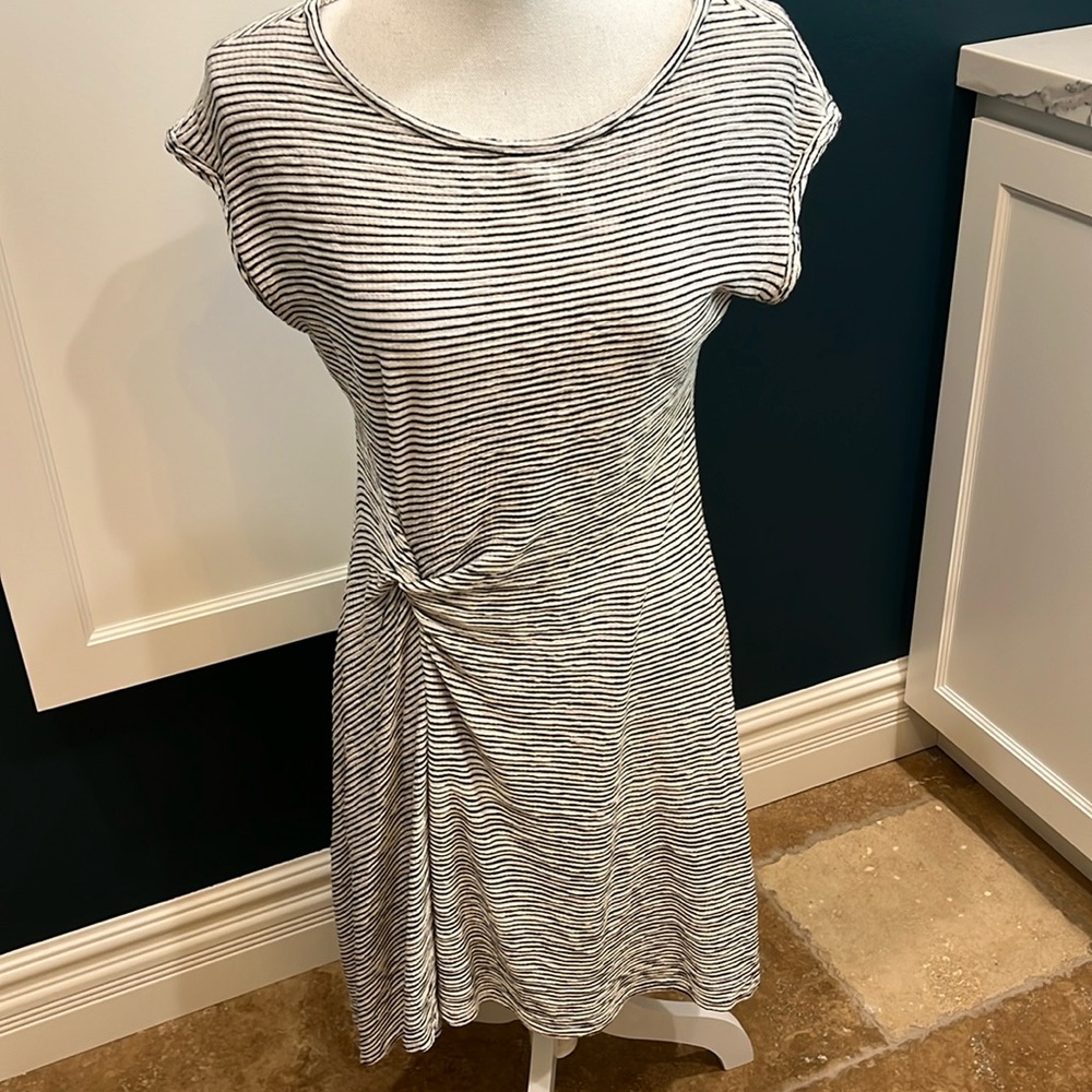 Max Studio soft knit striped dress